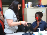 2019 Von's Vision Exam Day at Denver Broncos Boys & Girls Club