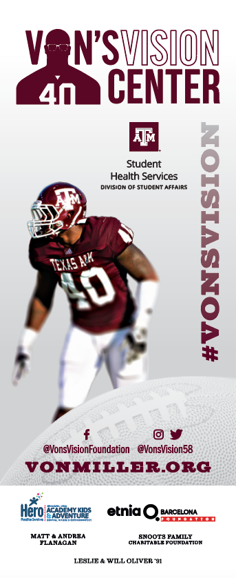 Von's Vision Exam Day at Texas A&M University